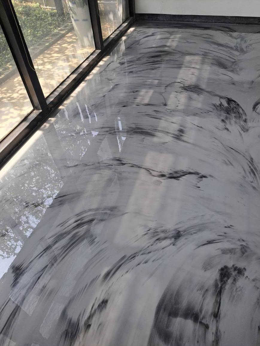 桃園室內Epoxy環氧樹脂地坪工程